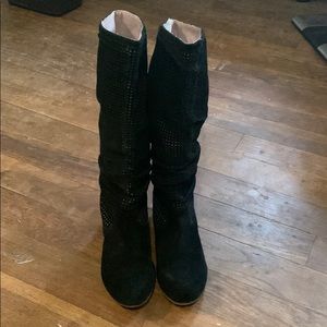 UGG Abeline Perforated Slouch Tall Boots F8910 7.5